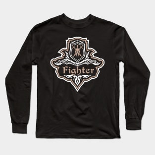 D&D Fighter Class Crest Long Sleeve T-Shirt